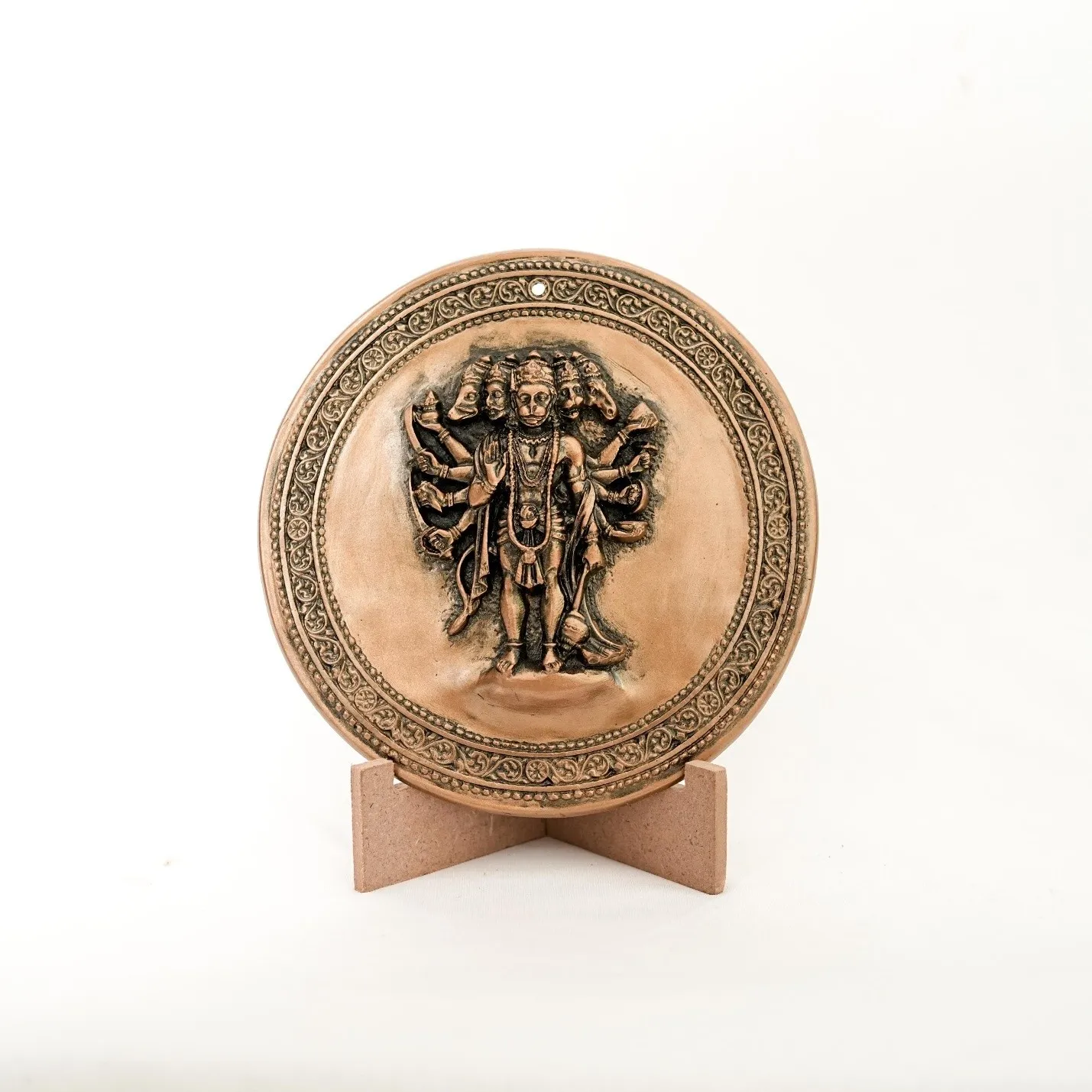 Panchmukhi Hanuman — Five-Faced Supreme Guardian Gaumaya Art Plaque